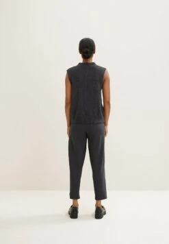 Tom Tailor Gemütliche Culotte  - Broek - Evident Anthracite Melange -Tom Tailor 95e7c703ed674e298c3980679ff5972d