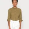 Tom Tailor Blouse Solid Crinkle - Blouse - Strong Olive