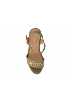 Tom Tailor Sandalen Met Sleehak - Khaki -Tom Tailor 97f29b72cf614f9690688d4d2fb6ebbc