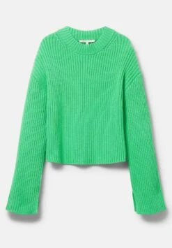TOM TAILOR Denim Mit Rund - Trui - Strong Green -Tom Tailor 98183fc57a6248f6ba7f4ecc0958a969