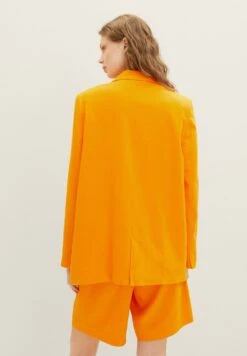 TOM TAILOR Denim Halflange Jas - Bright Mango Orange -Tom Tailor 983c5a8e1b534d31bfc0c73911bbdb3f