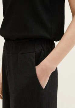 TOM TAILOR Denim Mit Struktur - Broek - Deep Black -Tom Tailor 9b38805a1ee84da1a9c5c44a9988b59a