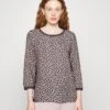 Tom Tailor Fabric Mix - Longsleeve - Anthracite