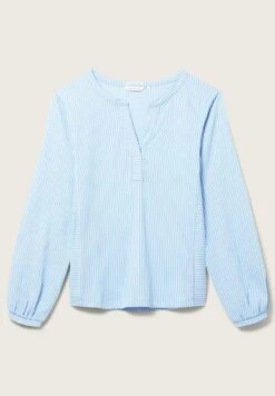 Tom Tailor Stripe - Blouse - Dreamy Blue White Thin Stripe -Tom Tailor 9be1289d410e454384e5be2ca6788a49