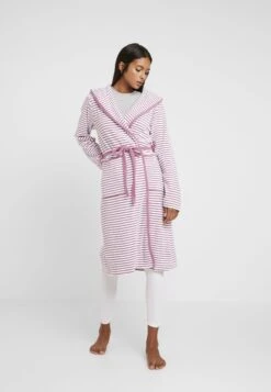 Tom Tailor Stripe Bathrobe - Badjas - Mauve