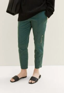 Tom Tailor Cropped - Cargobroek - Pineneedle Green -Tom Tailor 9d0077165702451593c62b80327ffc81