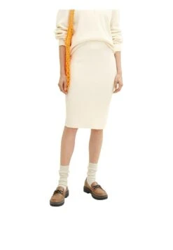 Tom Tailor Mit Rippstruktur  - Kokerrok - Soft Buttercream -Tom Tailor 9df5266ec244452d8c2a6d85fabbcac4