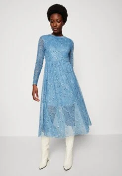 TOM TAILOR Denim Dress - Cocktailjurk - Blue Multicolor Dots -Tom Tailor 9fb0064b2ce94a1994b3a164cb69515e