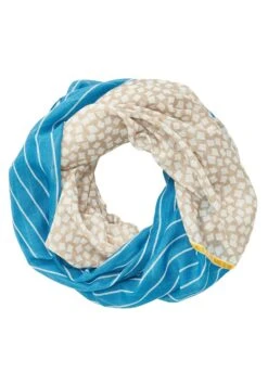 Tom Tailor Accessoire Gemusterter- Sjaal - Beige/Blue