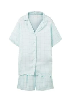 Tom Tailor Bodywear Mit Karomuster Set - Pyjama - Grün-Hell-Karo -Tom Tailor a451d6e3b84947348ee6e9fa06e299e9