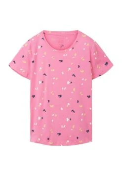 Tom Tailor Crew Neck Print - T-Shirt Print - Pink Geo Shapes Design -Tom Tailor a61be42683b344e7918c6314f6865a04