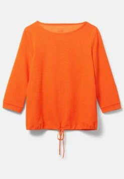 Tom Tailor Waffle Structure - Longsleeve - Fever Red -Tom Tailor a6bf22ac81c14449b914fc5ea0398552