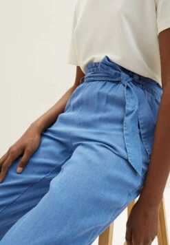 TOM TAILOR Denim Mit Elastischem Bund - Broek - Bright Mid Blue Chambray -Tom Tailor a7c794d557f64994ad60ddc3133c36d9