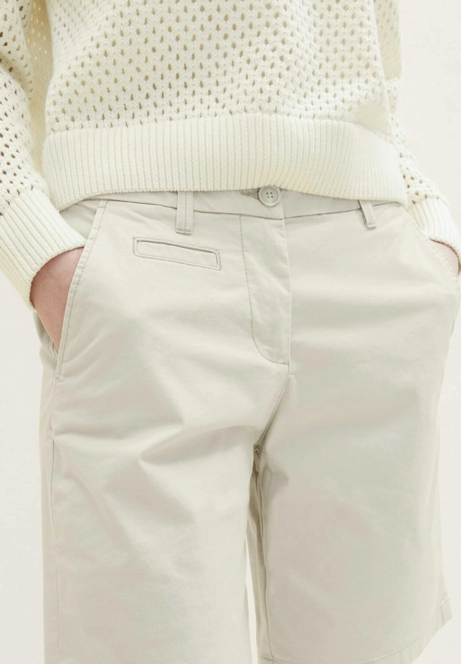 Tom Tailor Shorts - Dusty Beige 4 Tom Tailor Shorts - Dusty Beige - Afbeelding 4