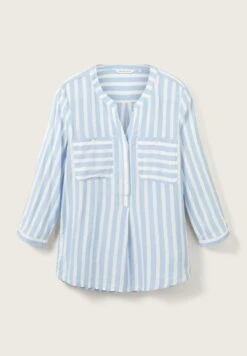 Tom Tailor Striped - Blouse - Dreamy Blue Offwhite Stripe -Tom Tailor a9054c07a3f640b09014c077c4798ae2