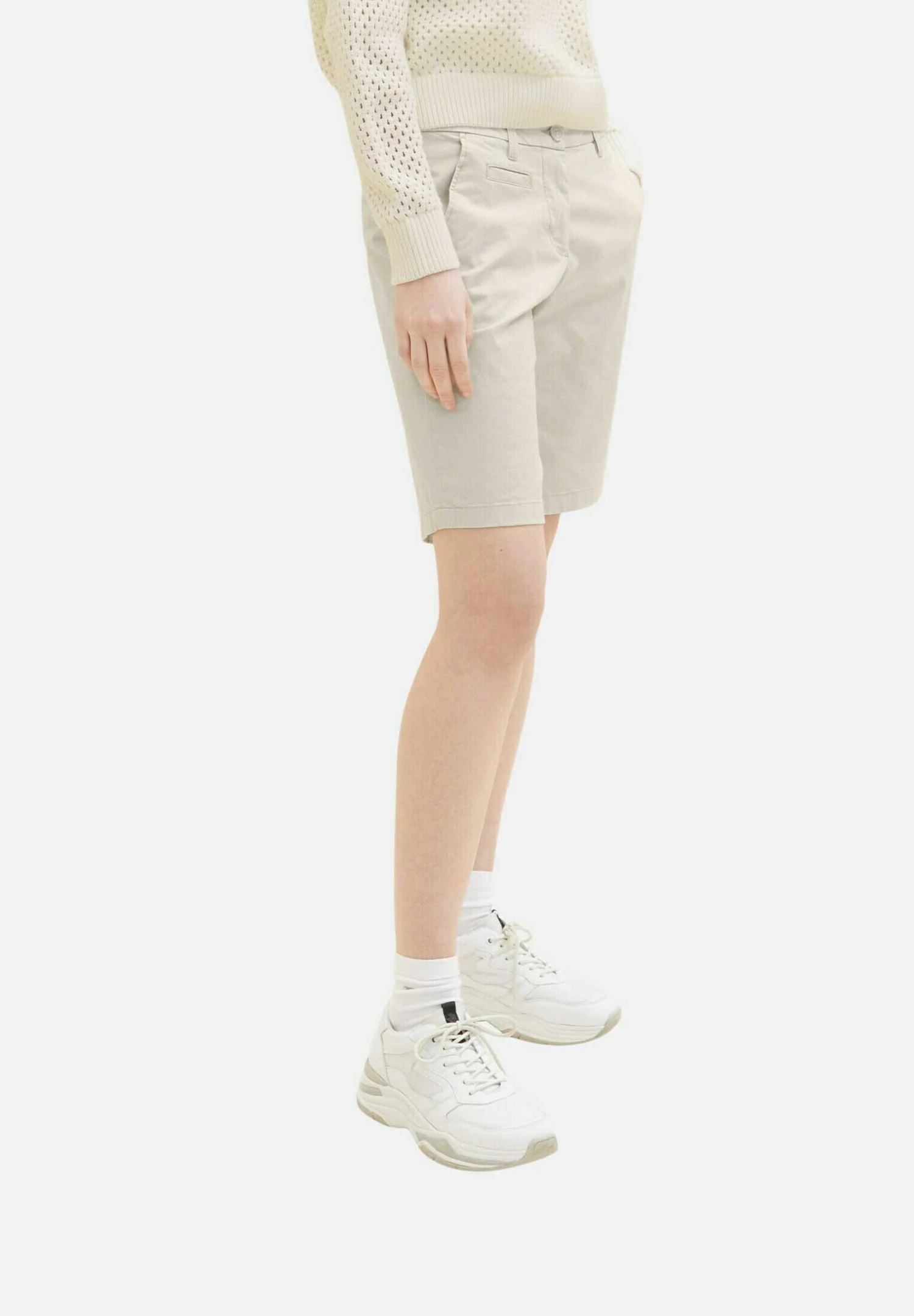 Tom Tailor Shorts - Dusty Beige 1 Tom Tailor Shorts - Dusty Beige