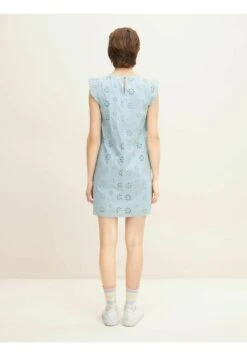 TOM TAILOR Denim Mini Shapeschiffli Dress - Jurk - Light Blue -Tom Tailor a97af14a478043599bf3b146bf6607d1
