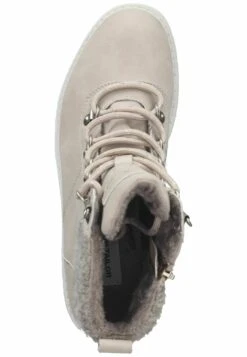 Tom Tailor Enkellaarsjes Met Plateauzool - Cream -Tom Tailor a98315fed6794f16850f8cdab5ed095f