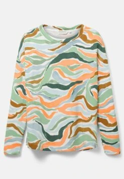 Tom Tailor Gemustertes- Sweater - Colorful Wavy Design -Tom Tailor ae2691a55e38459e9f0b8e6b0851a6e4