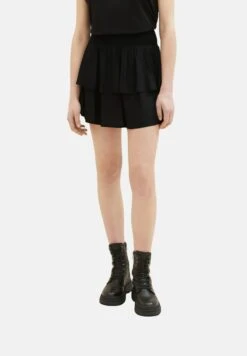 TOM TAILOR Denim Mit Volants - Minirok - Deep Black