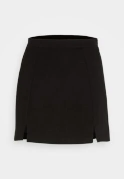 TOM TAILOR Denim Mini Skirt With Slits - Minirok - Deep Black -Tom Tailor afb9bc5e9fef49389eb6f834c0098186