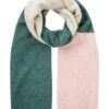 TOM TAILOR Denim MitBlocking  - Sjaal - Green Beige Pink Colorblock