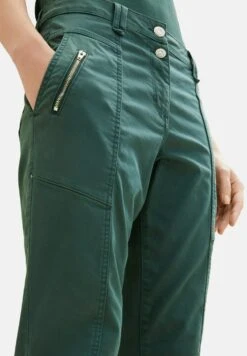 Tom Tailor Cropped - Cargobroek - Pineneedle Green -Tom Tailor b1eb2467248c4182a5d28ae858447035