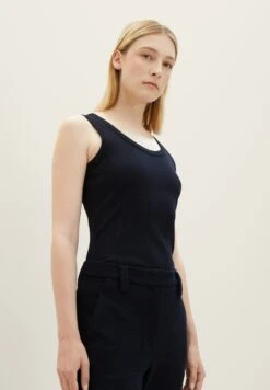 Tom Tailor Mit Struktur - Top - Sky Captain Blue