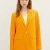 TOM TAILOR Denim Halflange Jas - Bright Mango Orange