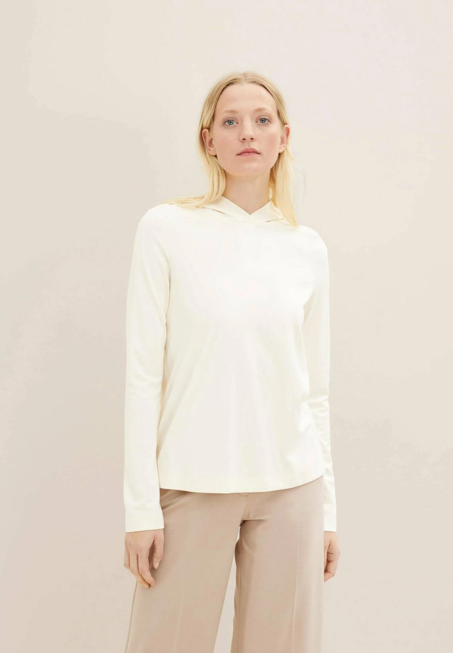 Tom Tailor Mit Kapuze - Hoodie - Soft Buttercream 1 Tom Tailor Mit Kapuze - Hoodie - Soft Buttercream