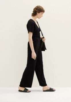 TOM TAILOR Denim Palazzo- Broek - Deep Black -Tom Tailor b528ae77d8c04416b98fdd6ce0bf8457