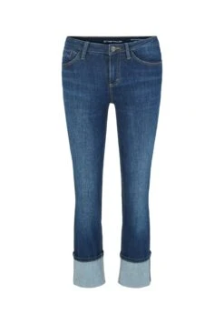 Tom Tailor Alexa- Straight Leg Jeans - Used Dark Stone Blue Denim -Tom Tailor b54f379cc14a4e88989a29497ee246a5