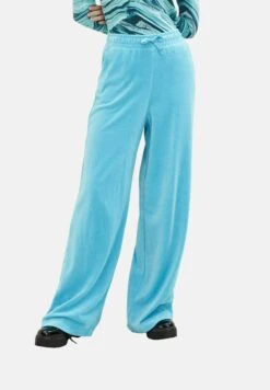 TOM TAILOR Denim Samt Optik - Broek - Blue Voltage