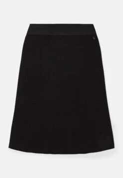 Tom Tailor Ottoman - A-Lijn Rok - Deep Black -Tom Tailor b88b703270804967b4fb9d6849c6e9ee
