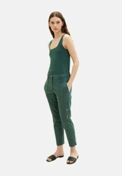 Tom Tailor Cropped - Cargobroek - Pineneedle Green