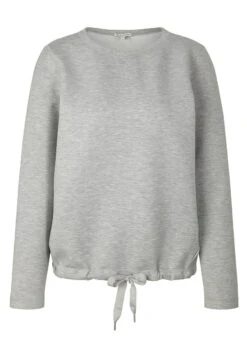Tom Tailor Mit Kordelzug  - Sweater - Concrete Grey Melange -Tom Tailor b92fa24b0f6247e9a0746c006619946e