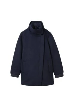 Tom Tailor Mit Stehkragen - Mantel - Sky Captain Blue -Tom Tailor b9da8780ddb746bba69e30a258fc6c3e
