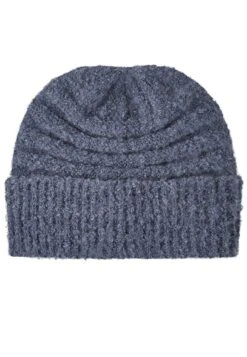 Tom Tailor Accessoire Aus Strukturiertem Boucle - Muts - Stormy Sea Blue