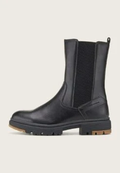 TOM TAILOR Denim Licence Mit Block-Absatz  - Plateaulaarzen - Black -Tom Tailor bbcfe83e4dd74db6804ea9892e7cb517