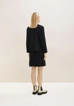Tom Tailor Lichte Jas - Black Irregular Pin Stripe -Tom Tailor bc95bfed41524c0782f0741da128c98a