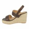 Tom Tailor Sandalen Met Sleehak - Mokka