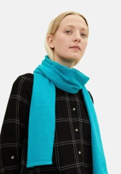 Tom Tailor Accessoire Schlichter- Sjaal - Teal Blue