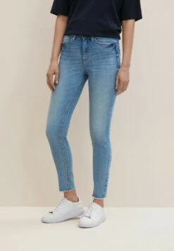 TOM TAILOR Denim Jona - Jeans Skinny Fit - Used Light Stone Blue Denim