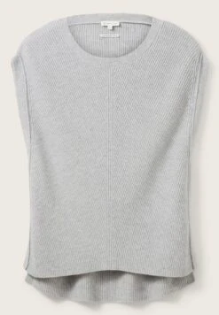 Tom Tailor Mit Rundhalsa - T-Shirt Basic - Concrete Grey Melange -Tom Tailor bed67cefc2e146cdbcec33fbeda315ca