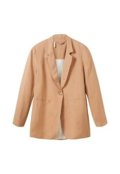 Tom Tailor Halflange Jas - Muted Hazel Brown -Tom Tailor c136729a2cf54763baf1ed406713cb42
