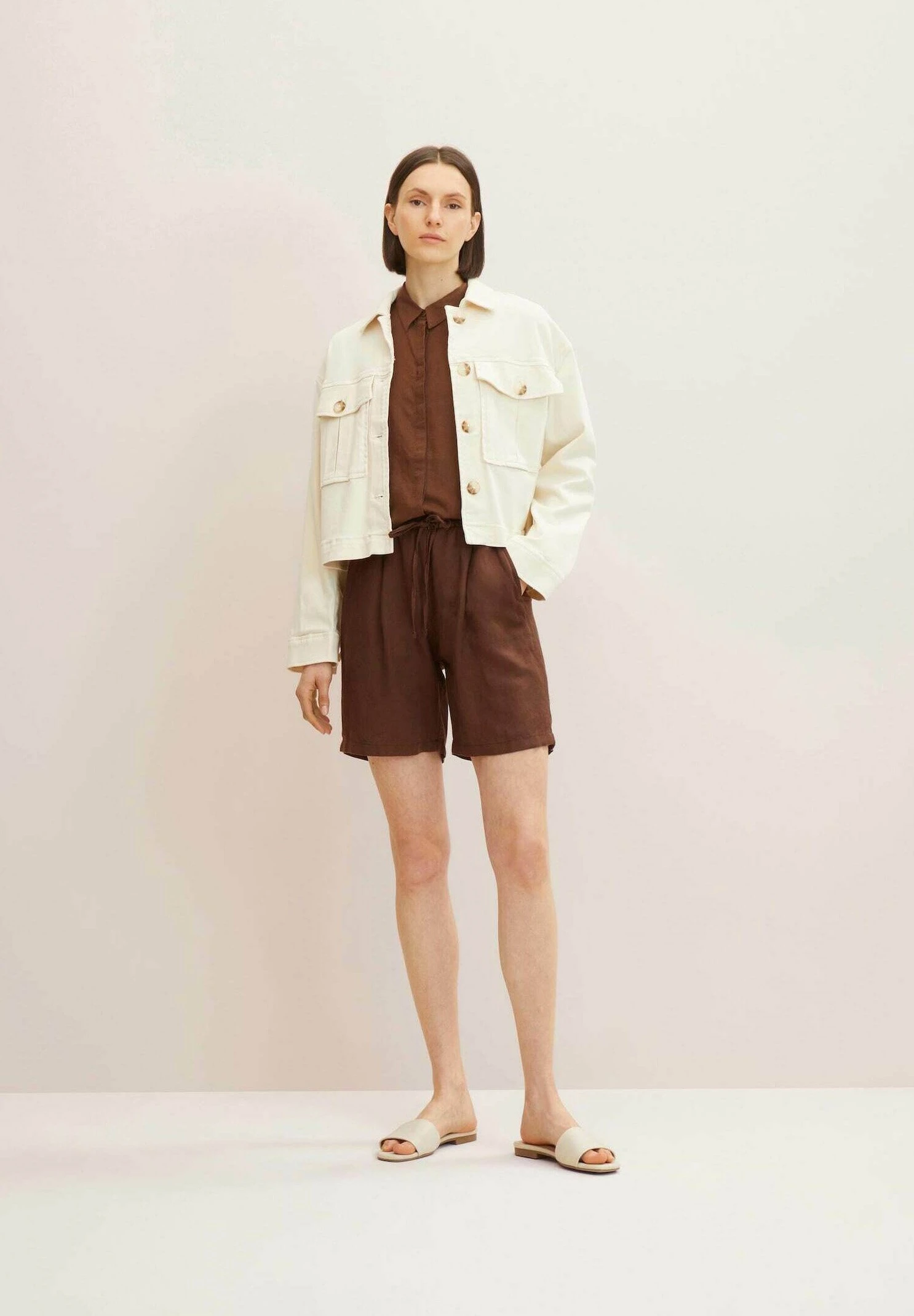 Tom Tailor Trainingsbroek - Chocolate Brown 2 Tom Tailor Trainingsbroek - Chocolate Brown - Afbeelding 2