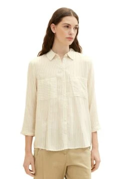 Tom Tailor Overhemdblouse - Beige White Stripe Woven 9 Tom Tailor Overhemdblouse - Beige White Stripe Woven -Tom Tailor c19cffbc17cc455c87217da4d60b5d36