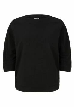Tom Tailor Plus Strukturiertes- Sweater - Deep Black -Tom Tailor c215e4457fce45c3a2836f50b19e5b26