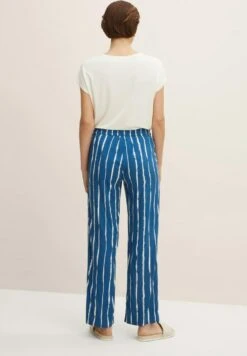 Tom Tailor Gemusterte Stoff - Pyjamabroek - Blue Tiedye Stripe -Tom Tailor c23929af065f4a7a899038861154bb36