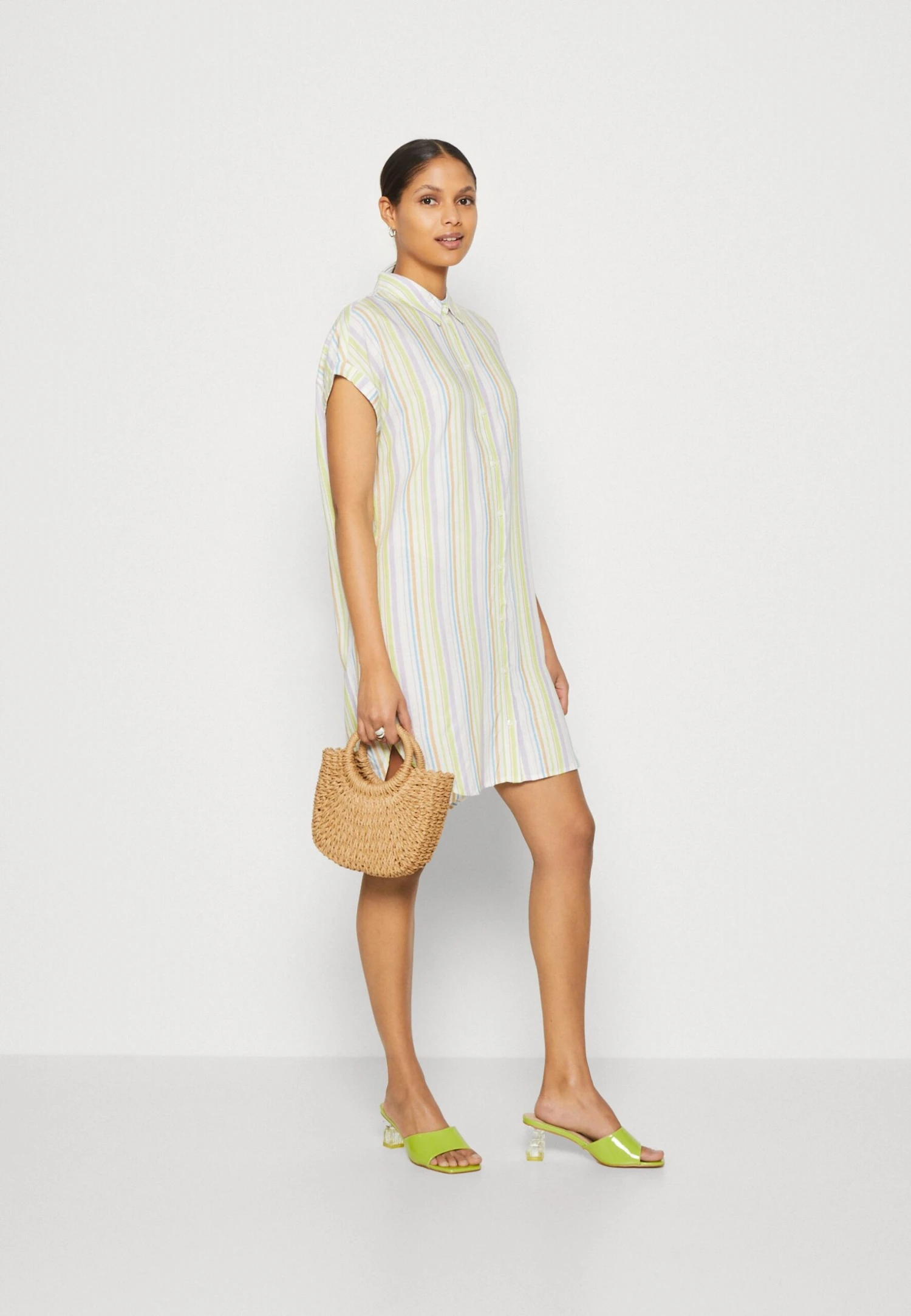 TOM TAILOR Denim Shirt Mini Dress - Blousejurk - Multicolor 2 TOM TAILOR Denim Shirt Mini Dress - Blousejurk - Multicolor - Afbeelding 2